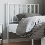 vidaXL Hoofdbord 80 cm metaal wit, Huis en Inrichting, Slaapkamer | Bedden, Verzenden, Nieuw