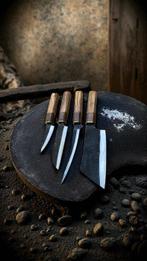 Set of FOUR, Hand-Forged with Old Steel, Japanese Style, Antiek en Kunst, Antiek | Keukengerei