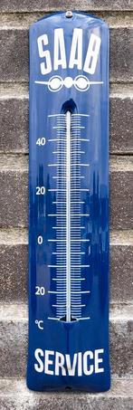 Emaille thermometer Saab service, Verzamelen, Verzenden, Nieuw