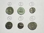 Griekenland (oud) Lot van 6 Æ munten 5e–2e eeuw v.Chr.