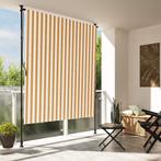 vidaXL Rolgordijn voor buiten 150x270 cm stof en staal, Tuin en Terras, Verzenden, Nieuw