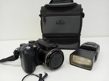 Fuji Finepix S7000 + Metz Flitser + Samsonite Cameratas