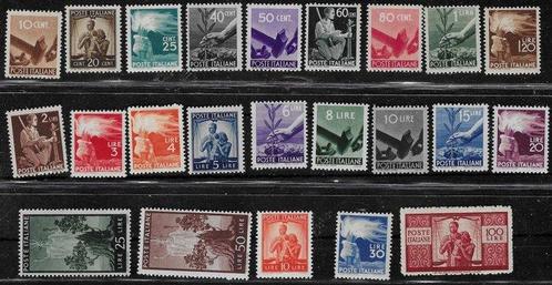 Italie  - 1945-46 République démocratique série CPL 23, Postzegels en Munten, Postzegels | Europa | Italië