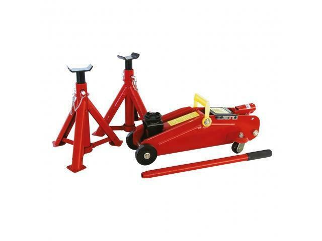 Krik Verrijdbaar 2T+Assteunset, Auto diversen, Autogereedschap, Ophalen of Verzenden