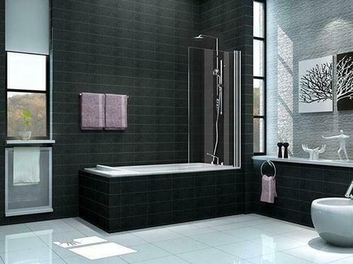 draaibare badwand 800x1500 6mm NANO chroom, Huis en Inrichting, Badkamer | Badkamermeubels, Ophalen of Verzenden