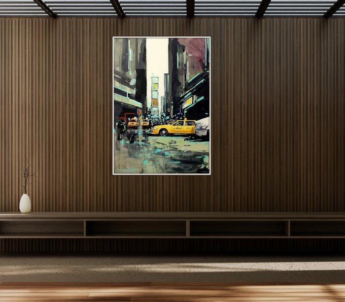 Adam Wajerczyk - New York street XL, Antiek en Kunst, Kunst | Schilderijen | Modern