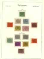 Italië 1852 - Italië/States van de Kerk, mooi geheel niet, Gestempeld