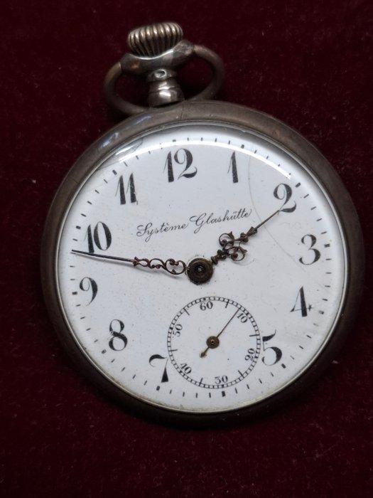 Zakhorloge Systeme Glashütte - zilver - 1900-1949, Handtassen en Accessoires, Horloges | Heren