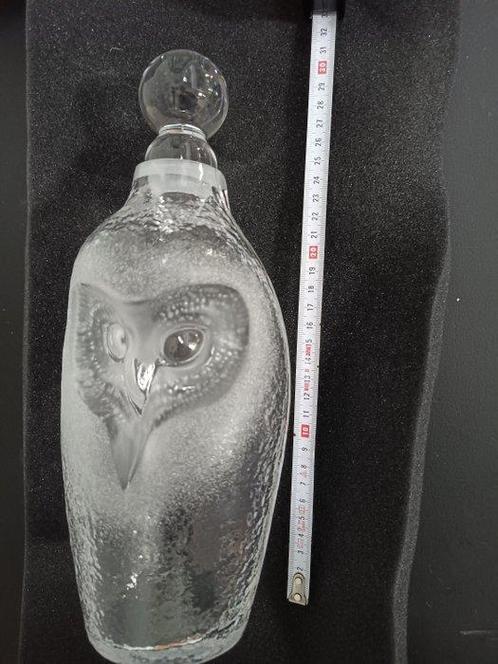 Målerås - Mats Jonasson - Karaf - owl - Kristal - Karaf, Antiek en Kunst, Antiek | Glaswerk en Kristal