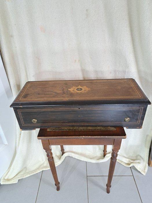 Boîte à musique à cylindre - Suisse - 1850-1900 - boîte à, Antiquités & Art, Antiquités | Horloges