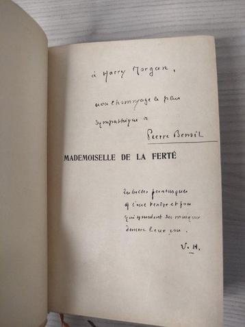 Signé ; Pierre Benoit - Mademoiselle de la Ferté [exemplaire
