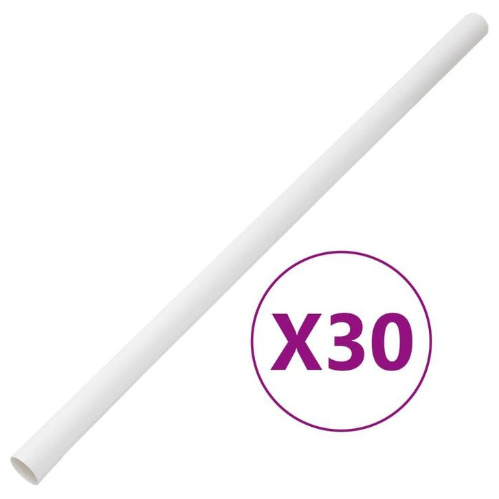 vidaXL Kabelgoten Ø30 mm 30 m PVC, Informatique & Logiciels, Pc & Câble réseau, Envoi
