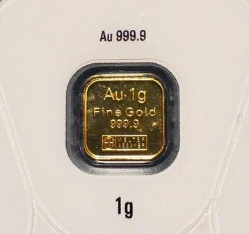 1 gram - Goud .999 - Argor-Heraeus, Switzerland - Verzegeld beschikbaar voor biedingen