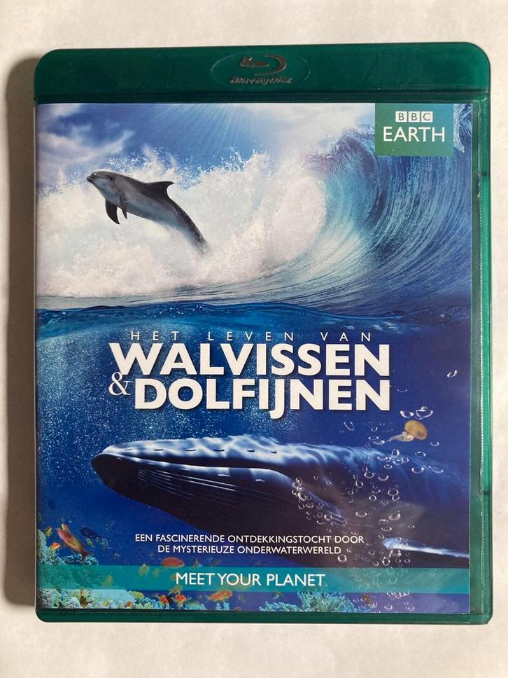 BBC EARTH HET LEVEN VAN WALVISSEN EN DOLFIJNEN (BLURAY), Cd's en Dvd's, Blu-ray, Gebruikt