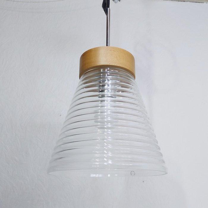 Seed Design - Plafondlamp (2) - Groef Ø28 - Glas, Hout - No, Antiek en Kunst, Kunst | Designobjecten