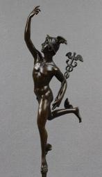 After Giambologna - sculptuur, Mercury - 2,5 kg - 45 cm -, Antiek en Kunst