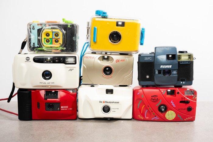 Ricoh, Minolta, Lomo, Revue 35mm colored compact cameras, TV, Hi-fi & Vidéo, Appareils photo analogiques