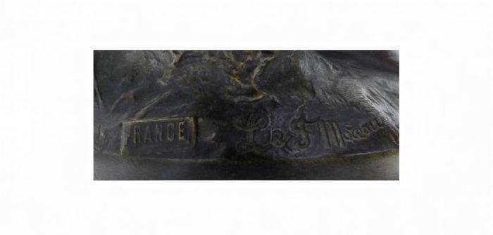 Louis Auguste & François Moreau - sculptuur, Le Dénicheur -, Antiek en Kunst, Antiek | Keramiek en Aardewerk