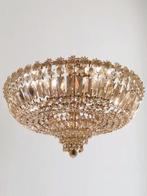 Plafondlamp - Messing, Kristal, Antiek en Kunst
