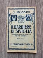 Gioachino Rossini - Lotto di 4 libretti d’opera: Il Barbiere