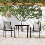 vidaXL 3-delige Tuinset zwart, Verzenden, Nieuw, Tuinset