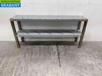Combisteel inox Double Etagere Bridge 140 x 30 x 66 cm, Verzenden