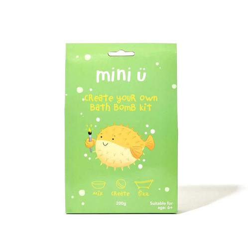 Mini-U Bath Bomb kit 200g (oils, Shower gels), Handtassen en Accessoires, Uiterlijk | Cosmetica en Make-up, Nieuw, Verzenden
