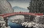 Nikko Shinkyo no Yuki (Snow at the Shin Bridge, Nikko) -
