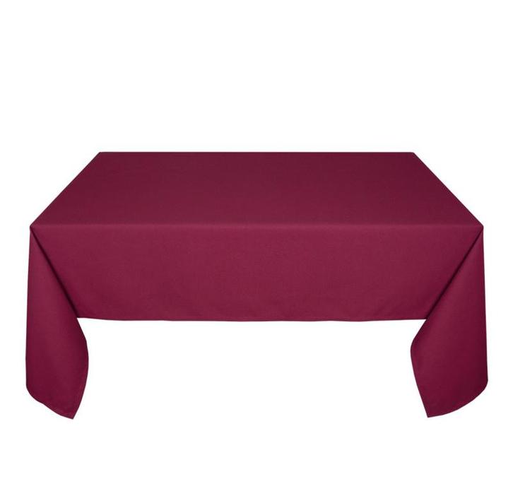 Nappe de Table Maroon Rouge 132x132cm - Treb SP, Maison & Meubles, Cuisine | Linge de cuisine, Envoi