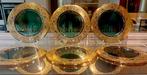 Onderbord (6) - Solid Murano-glas plaatsborden, geblazen,, Antiek en Kunst