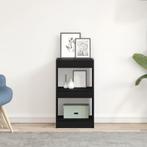 vidaXL Boekenkast/Roomdivider Zwart Eiken 40x30x71,5 cm, Huis en Inrichting, Verzenden, Nieuw