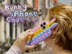 3D Pop-It Siliconen Bunny iPhone hoesje - 5 euro cadeau, Nieuw, IPhone 12, Verzenden