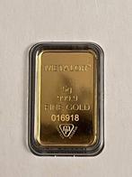 5 gram - Goud .999 - Metalor - Verzegeld en met certificaat, Postzegels en Munten