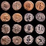 Romeinse Rijk. Lot comprising eight (8) AE coins: