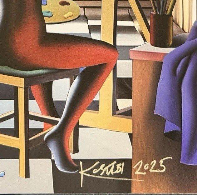 Mark Kostabi (1960) - The visionary, Antiek en Kunst, Antiek | Overige Antiek