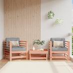 vidaXL Tuinstoelen 2 st met kussens massief douglashout, Verzenden, Nieuw