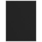 vidaXL Deurmat 90x120 cm zwart, Verzenden