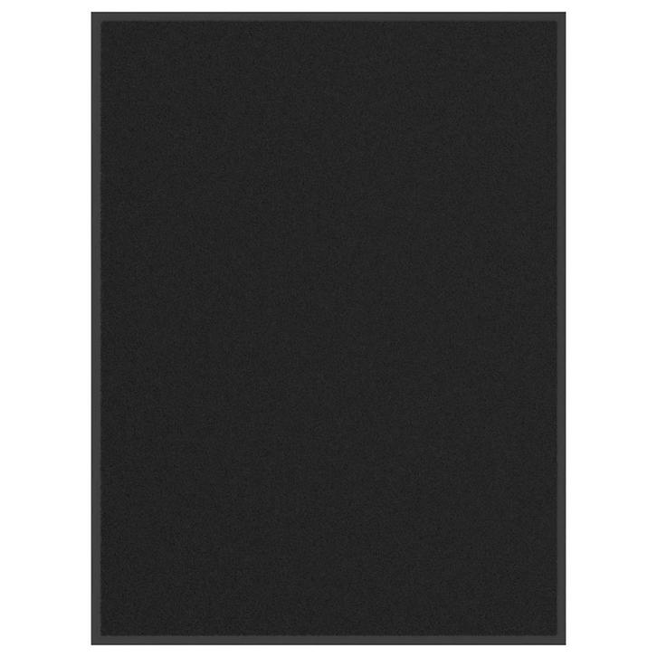 vidaXL Deurmat 90x120 cm zwart, Jardin & Terrasse, Paillassons, Envoi