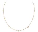 Collier - 14 carats Or jaune Diamant (Naturelle), Handtassen en Accessoires, Kettingen, Nieuw