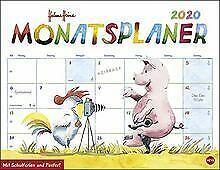 Helme Heine Monatsplaner 2020 44x34cm von Heine, Helme  Book, Boeken, Overige Boeken, Gelezen, Verzenden
