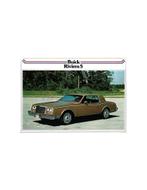 1979 BUICK RIVIERA S LEAFLET NEDERLANDS, Nieuw
