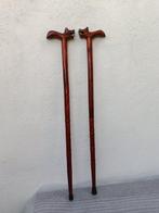 Wandelstok (2) - Hout, Antiek en Kunst