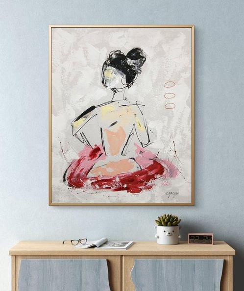 CARDUSU - POSE DE MUJER II, Antiek en Kunst, Kunst | Schilderijen | Modern