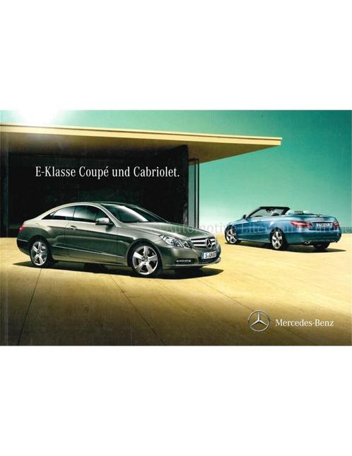 2011 MERCEDES BENZ E-KLASSE COUPÉ EN CABRIOLET BROCHURE, Boeken, Auto's | Folders en Tijdschriften