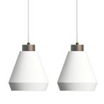 Herstal - Mikael Berlin - Plafondlamp (2) - Edge 250 - Wit -, Antiek en Kunst