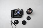 Olympus OM-2 black Body with two lens with Motor Winder 2