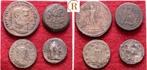 Lot 4 munten ( 1 x Grieche ) Antike Roemisches Kaiserreich:, Postzegels en Munten, Munten en Bankbiljetten | Verzamelingen, Verzenden