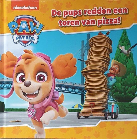 Paw-Patrol-De pups redden een toren van pizza-Voorleesboek, Boeken, Overige Boeken, Zo goed als nieuw, Verzenden