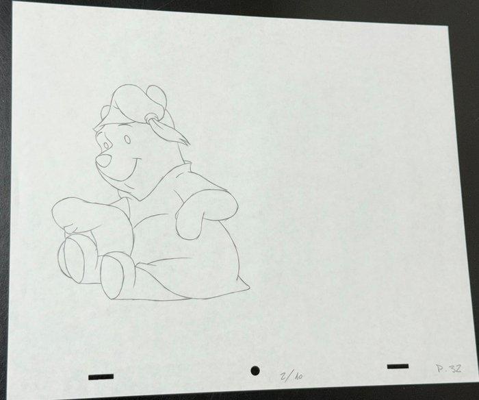 Walt Disney - Originele animatie tekening van Winnie the, Verzamelen, Disney