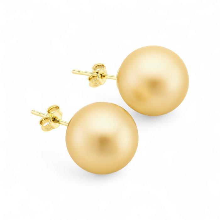 Zonder Minimumprijs - Oorbellen - 14 karaat Geel goud Parel, Handtassen en Accessoires, Oorbellen